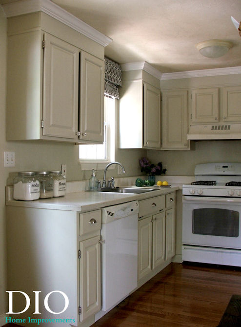 DIY Kitchen Cabinet Makeover for less than $250