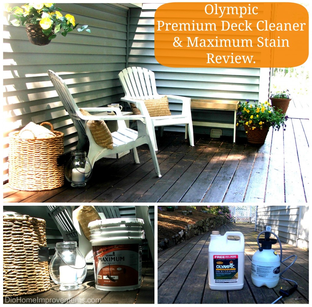 Olympic Premium Deck Cleaner & Maximum Stain #uptothetest