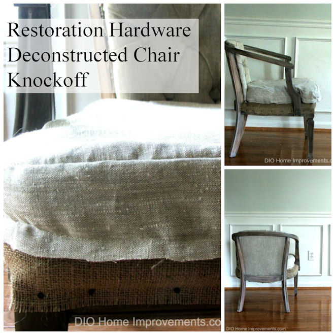 Restoration Hardware Deconstructed Chair Knockoff