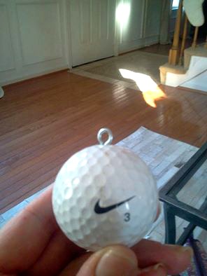 DIY Golf Ball Ornaments